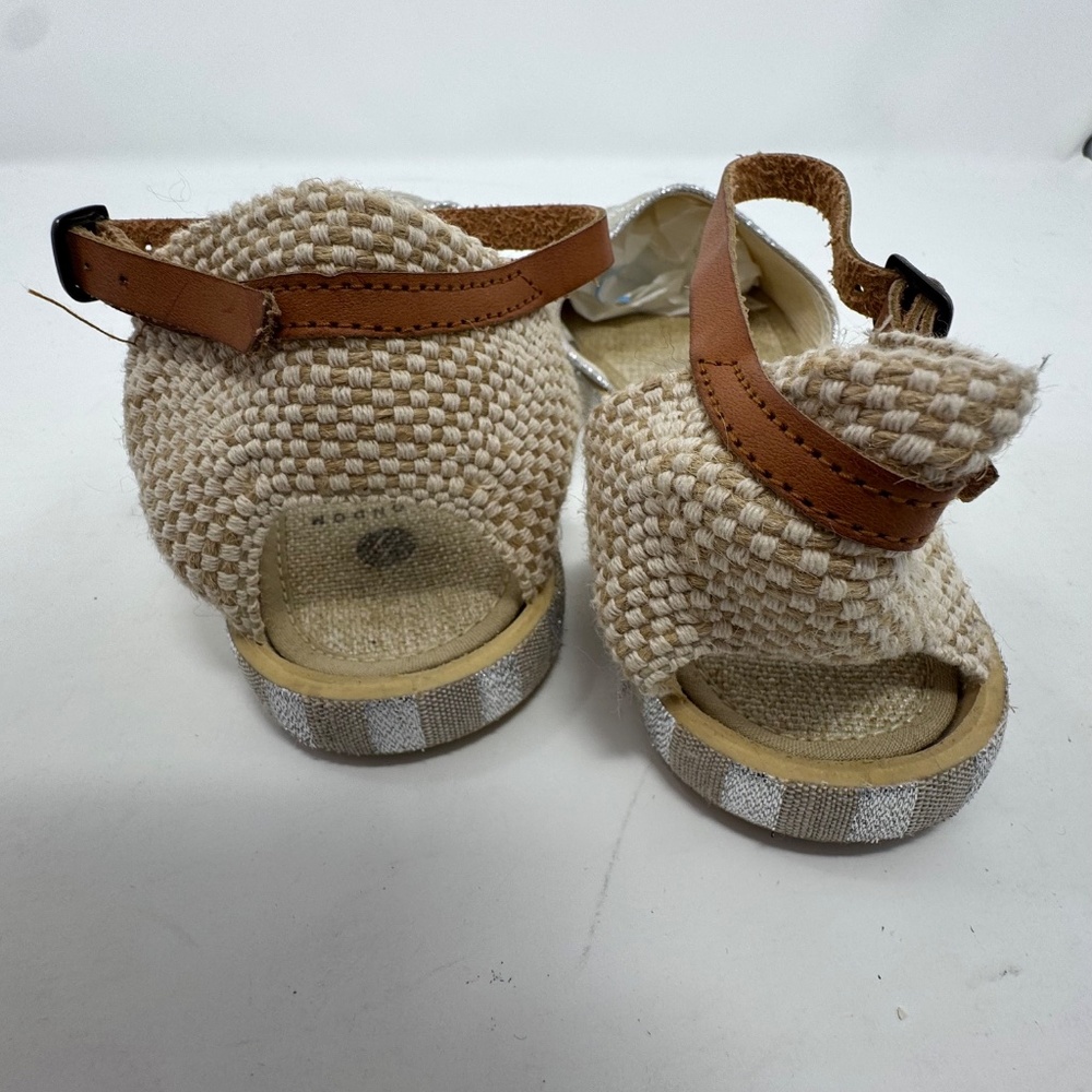 Fly London Women’s Metallic Stripe Flat Sandals EU Size 39 (US Size 8) - Picture 4 of 8